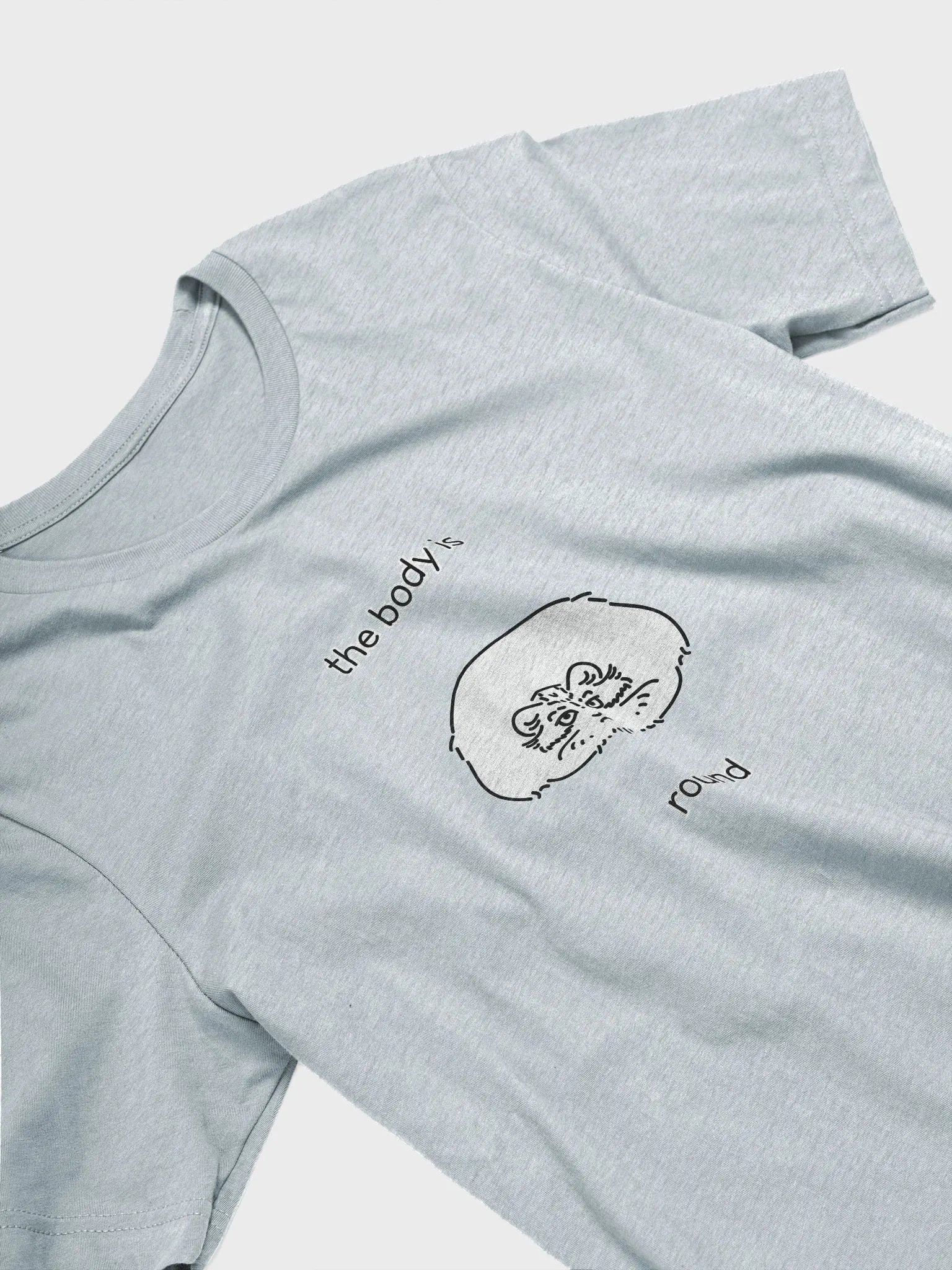 The Body Is Round - Bella+Canvas Unisex T-Shirt product image (30)
