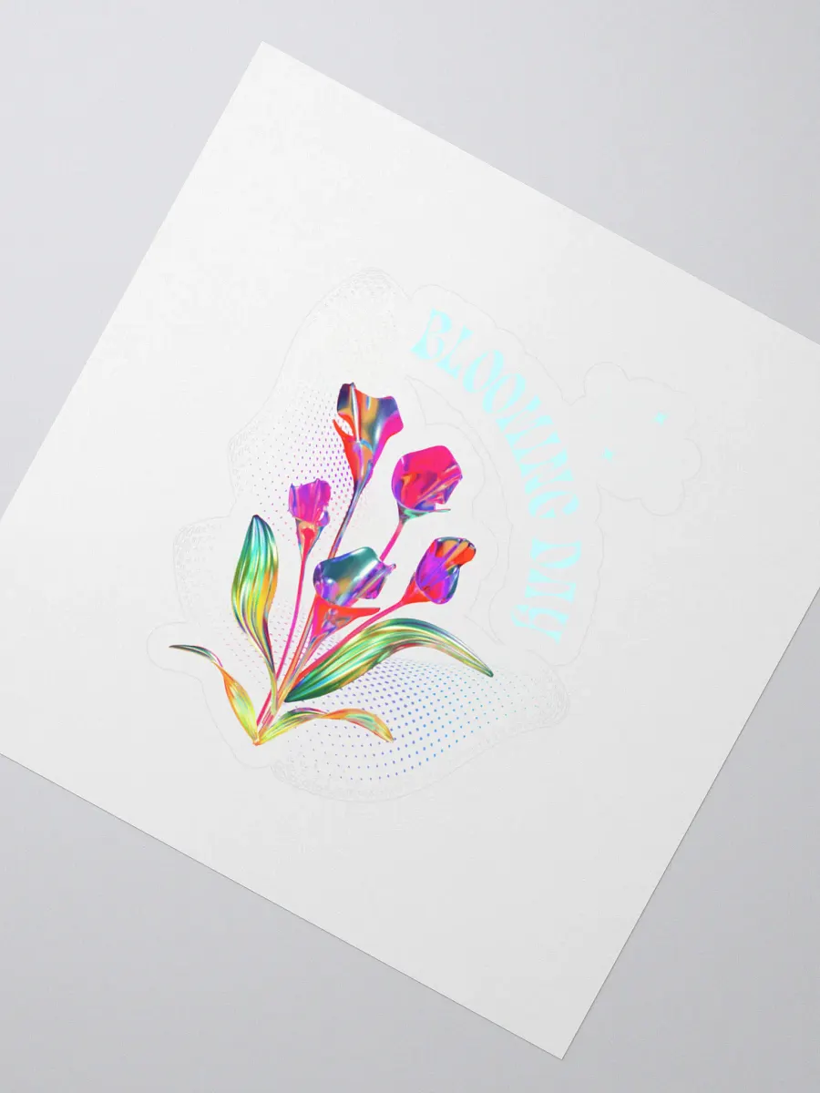 Psychedelic Blooms Kiss Cut Stickers product image (2)