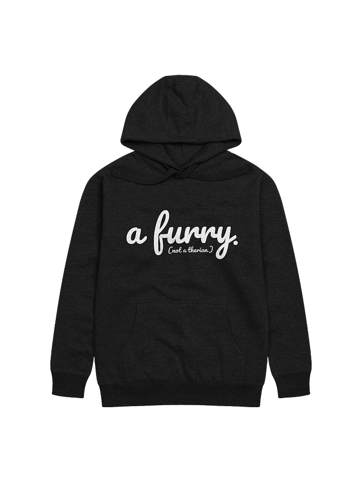 Clearly a furry hoodie (dark edition) product image (1)