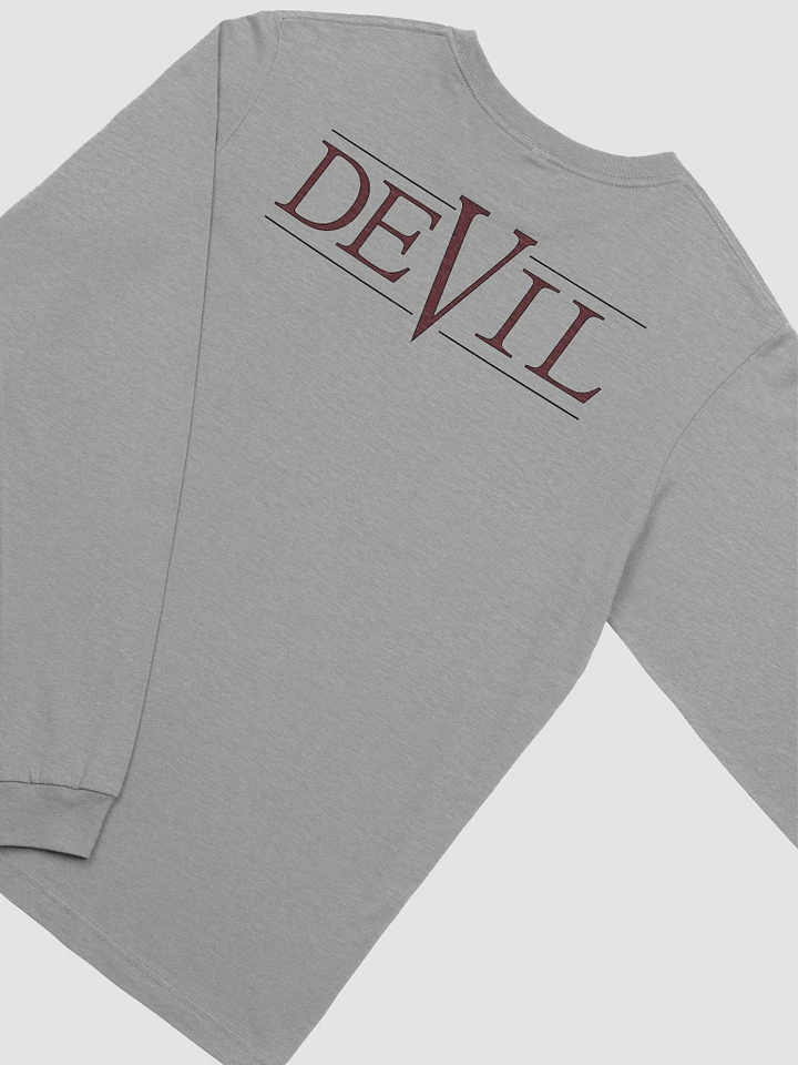 Good Vs Evil - God's In My Heart & The Devil's On My Back - Bella+Canvas Supersoft Long Sleeve T-Shirt product image (9)
