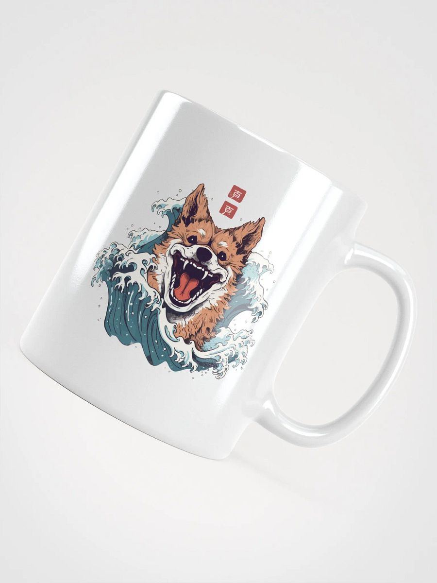 Cute Dog Sea Monster Vintage Japanese Mug product image (4)