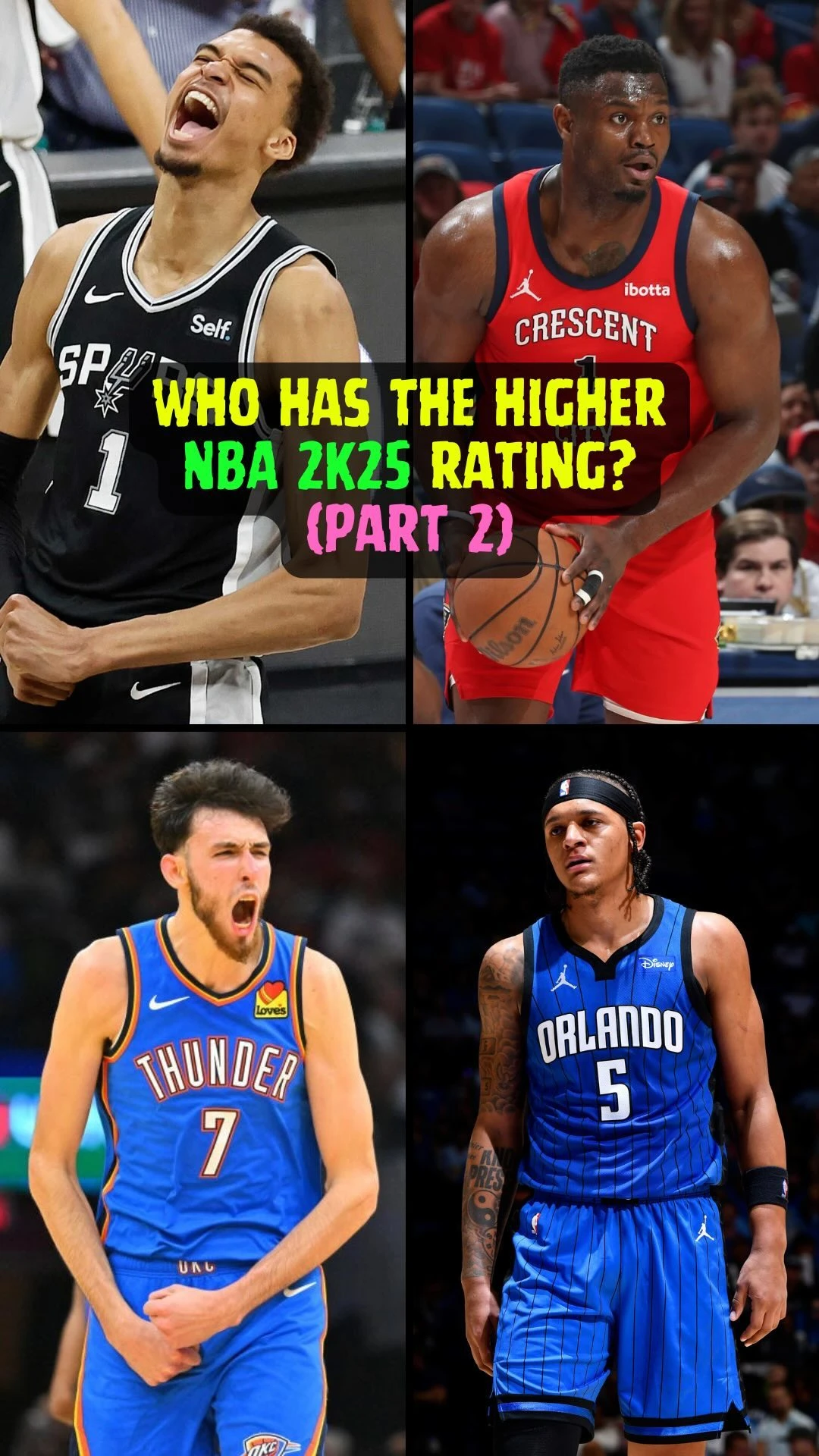 Which NBA player has the higher NBA 2K rating? 👀🏀 (Part 2)

DL/SUBSCRIBE👇
🍎 apple.co/2iIw0IJ
✳️ spoti.fi/2CYqewS
📺 bit.ly/hdk...