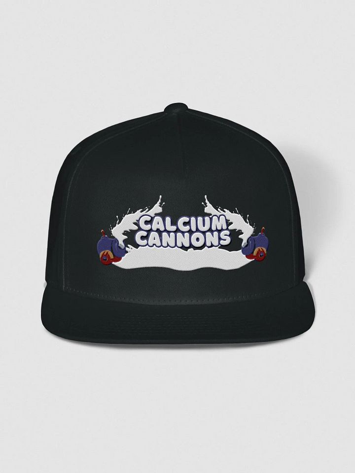 Calcium Cannons Flat Snapback Hat product image (4)