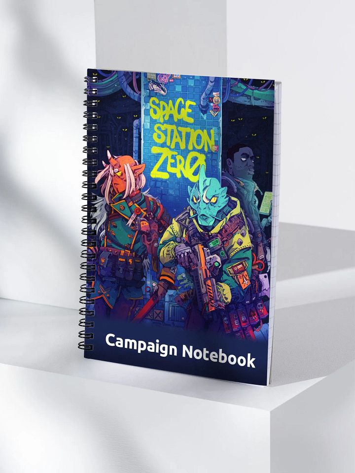 Space Station Zero - campaign notebook product image (1)