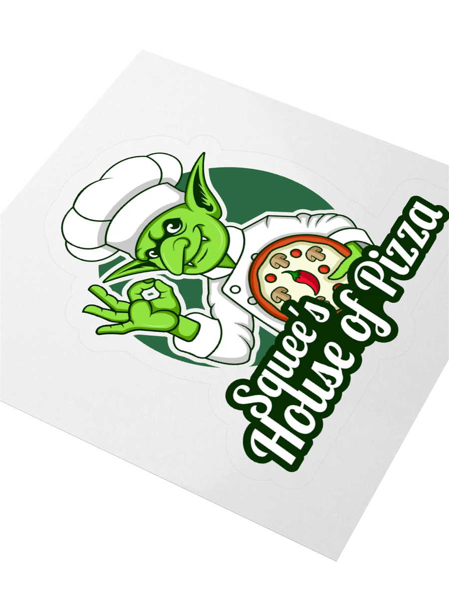 Squee’s House of Pizza Kiss-Cut Stickers product image (3)