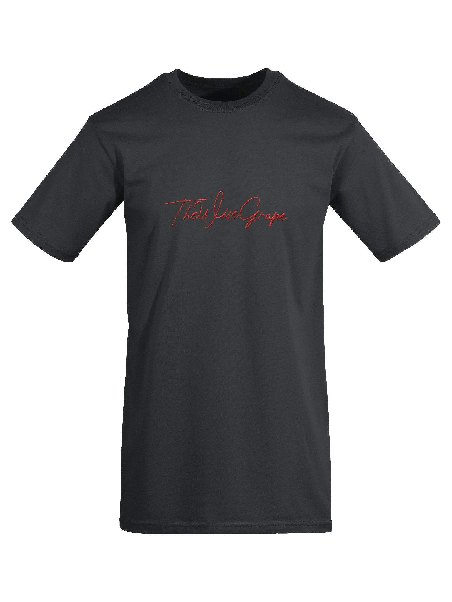 Grape Red Signature Embroidered Tee product image (1)