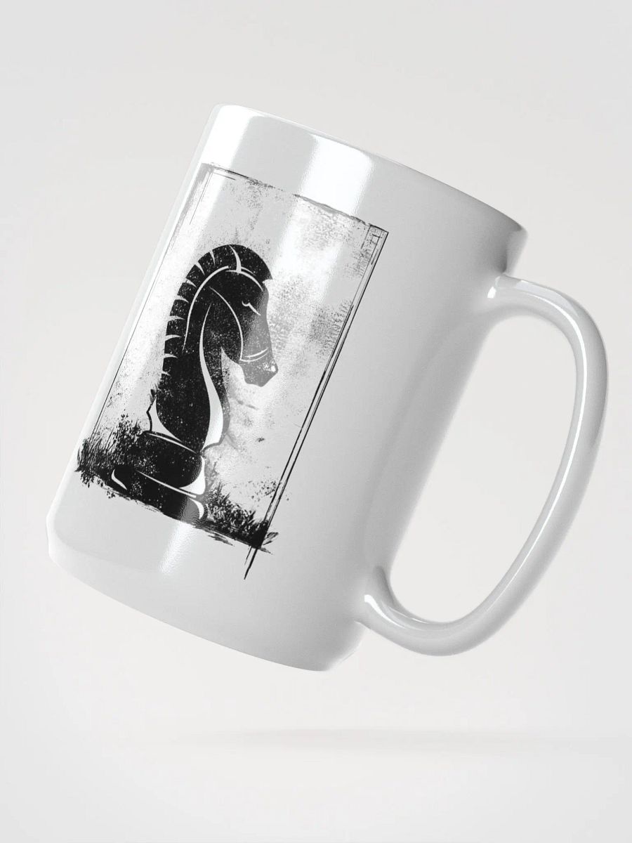 Grunge Chess: Knight's Steed 15 oz. mug product image (3)