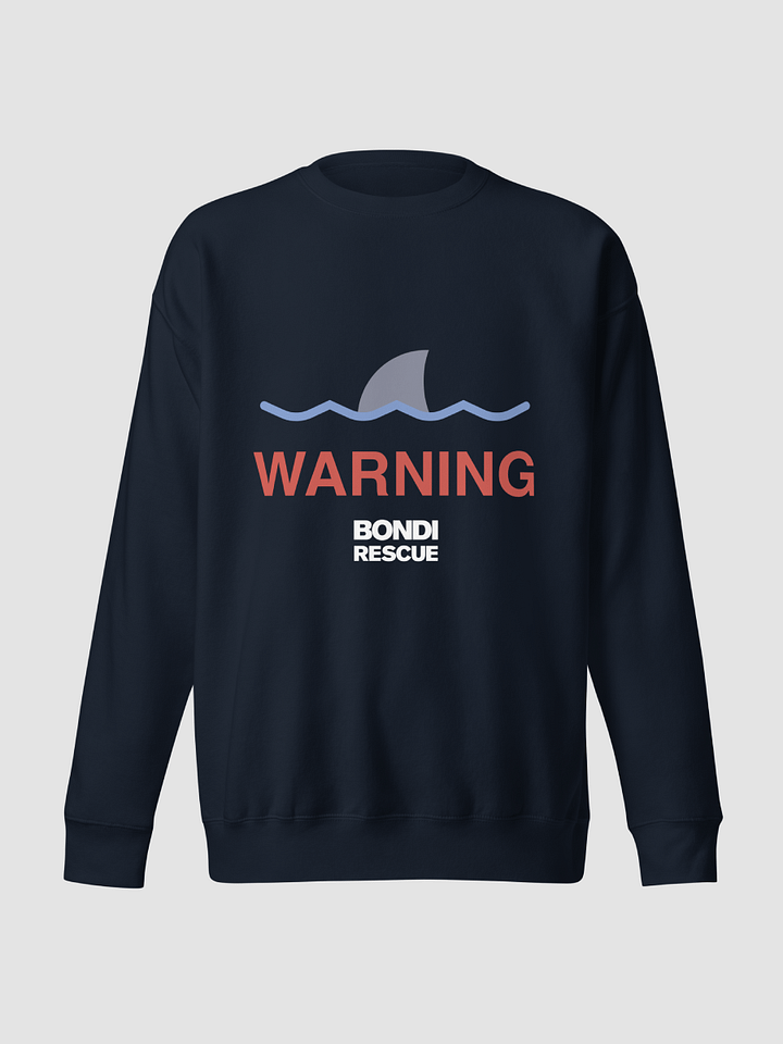 Classic Bondi Rescue Shark Warning Unisex Premium Sweatshirt product image (2)