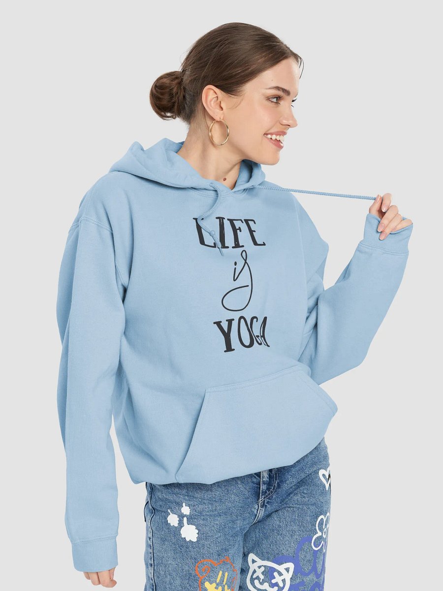 "Zen Essence Hoodie - Life is Yoga Philosophy" product image (7)