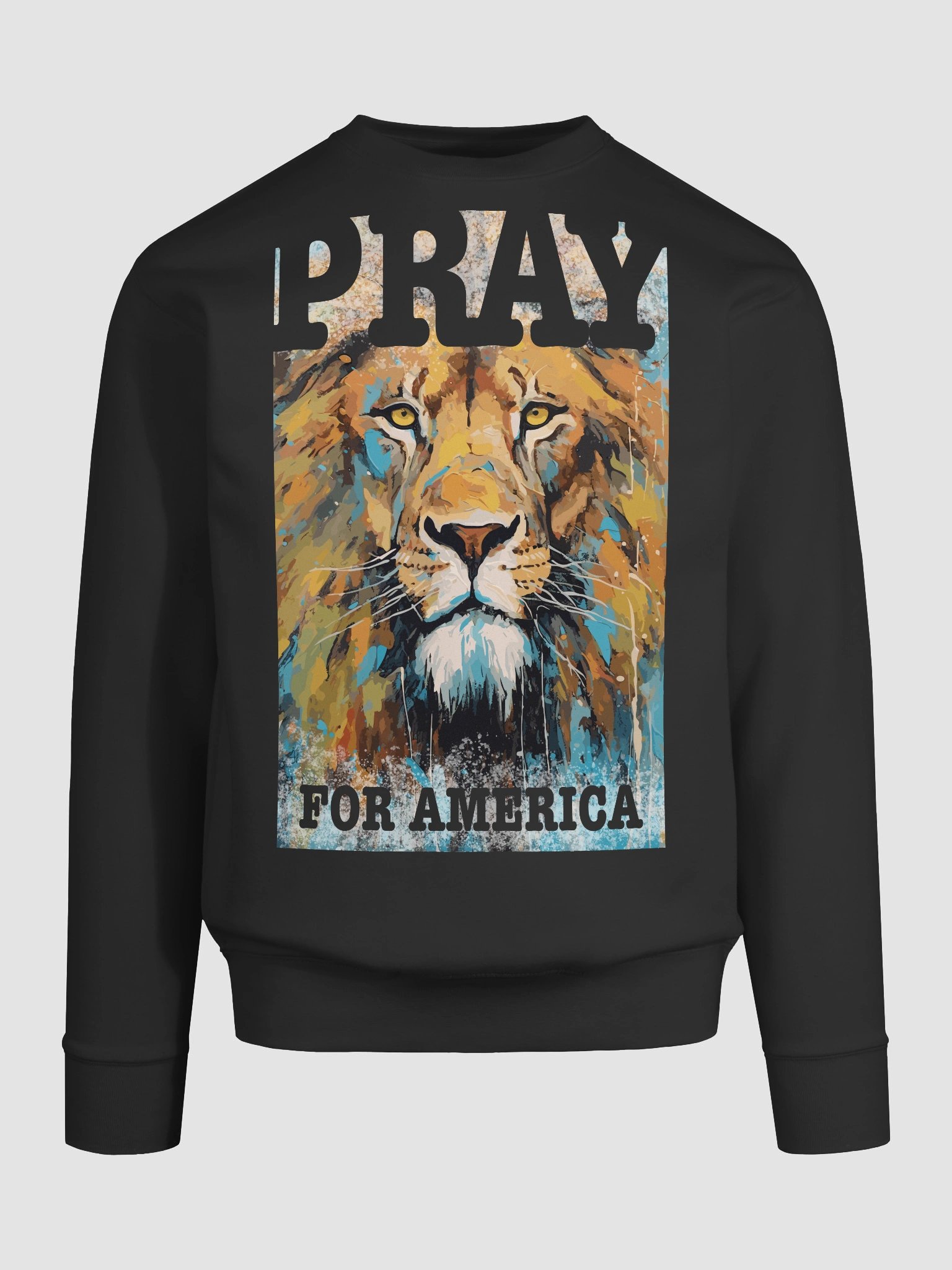 Brave Lion Pray for America Premium Sweatshirt product image (6)