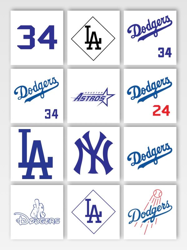 READY TO PRINT DODGERS LOS ANGELES 300 DPI product image (1)
