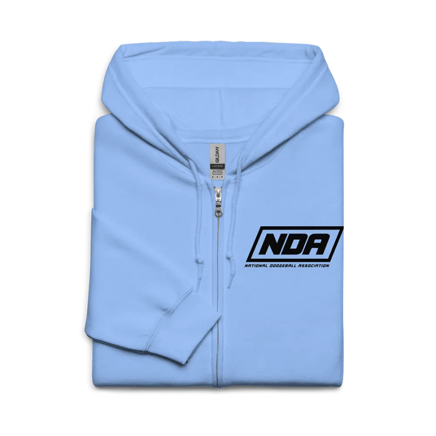National Dodgeball Association Zip-Up Hoodie (Dark) product image (5)