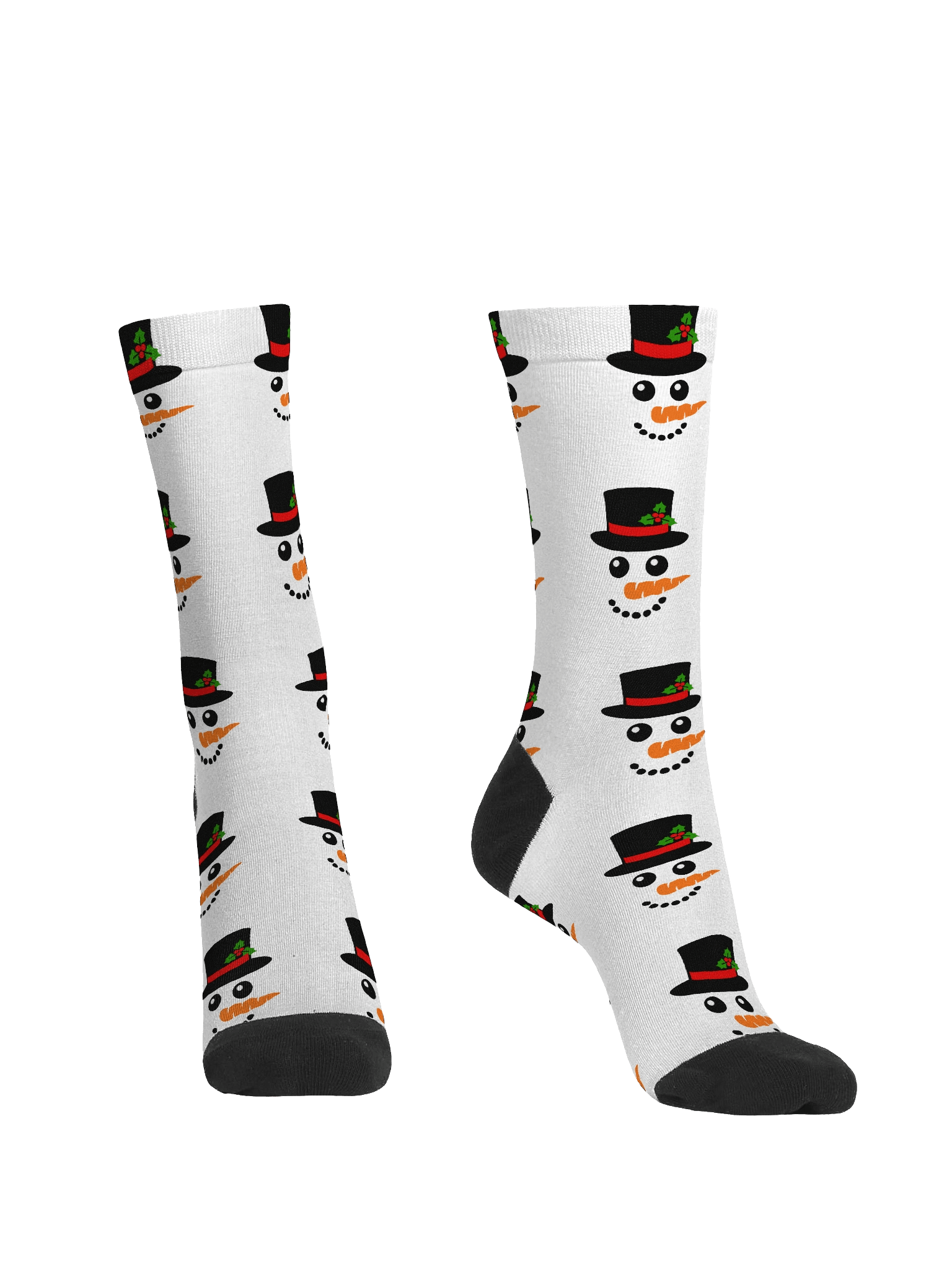 Eco-Friendly Snowman Crew Socks product image (2)