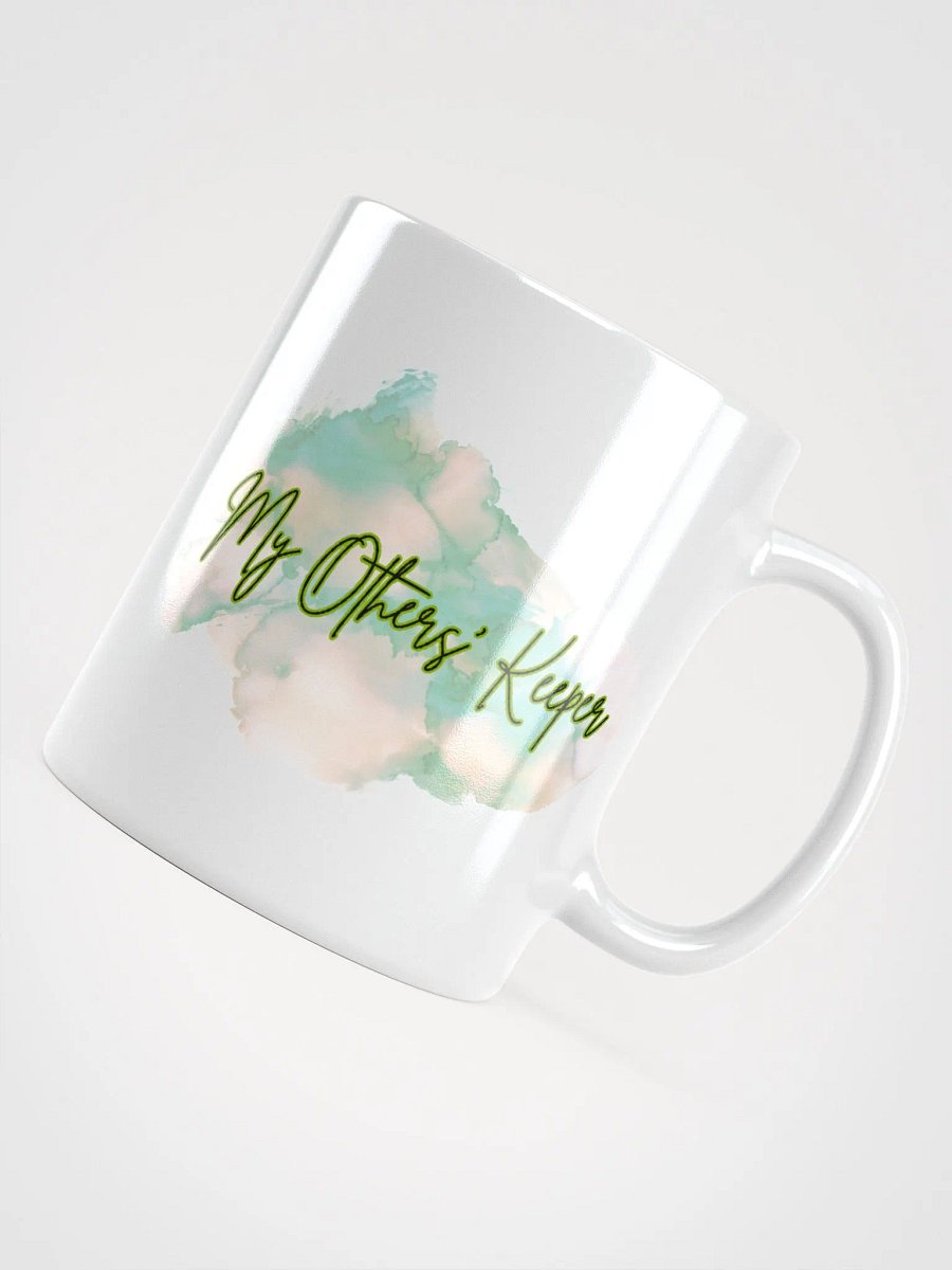 My Others' Keeper White Mug Boho Green product image (4)