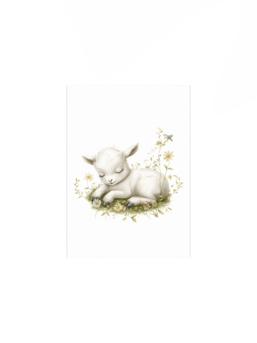 Cute Baby Goat Farm Animal Nursery Prints product image (2)