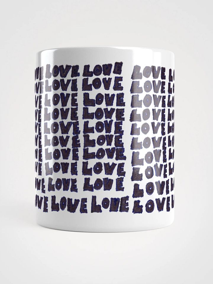 Love White Glossy Mug product image (1)