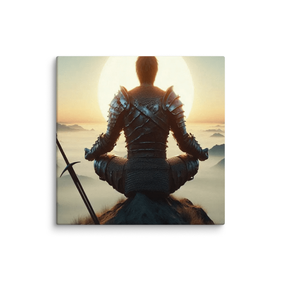 Meditative Warrior Canvas product image (27)