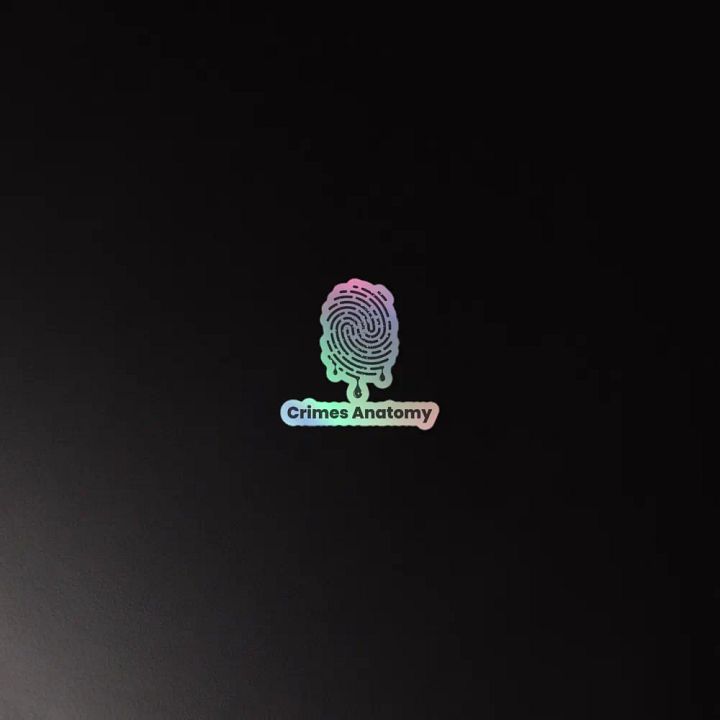 Crimes Anatomy - Holographic Fingerprint Sticker Sheet product image (4)