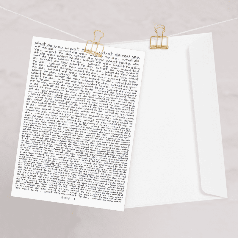 What Do You Want to Do greeting card product image (2)