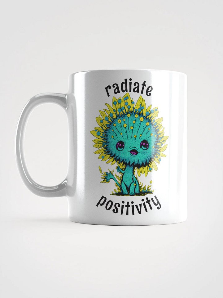 Quirky Misfits Graphic | White Coffee Mug | Radiate Positivity product image (1)