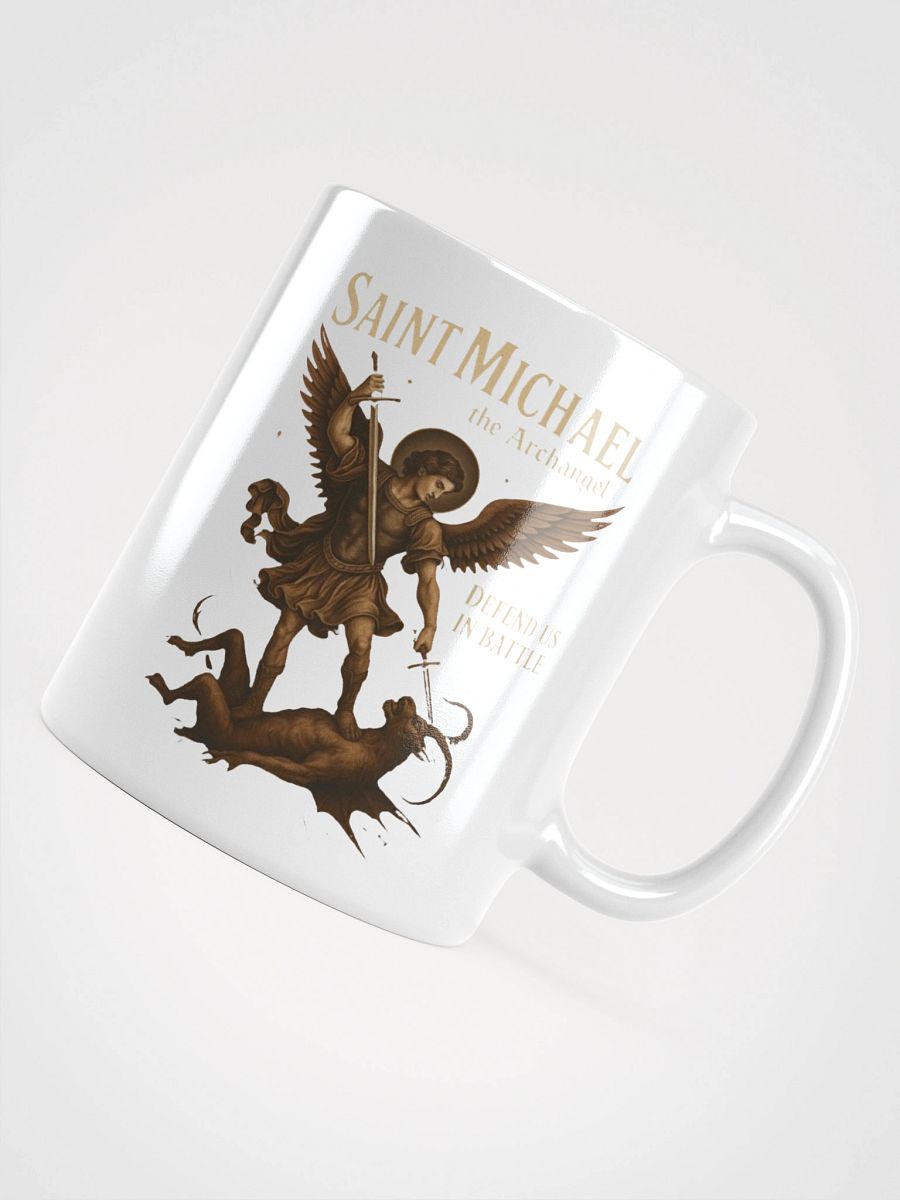St Michael Defend Us In Battle Mug product image (12)