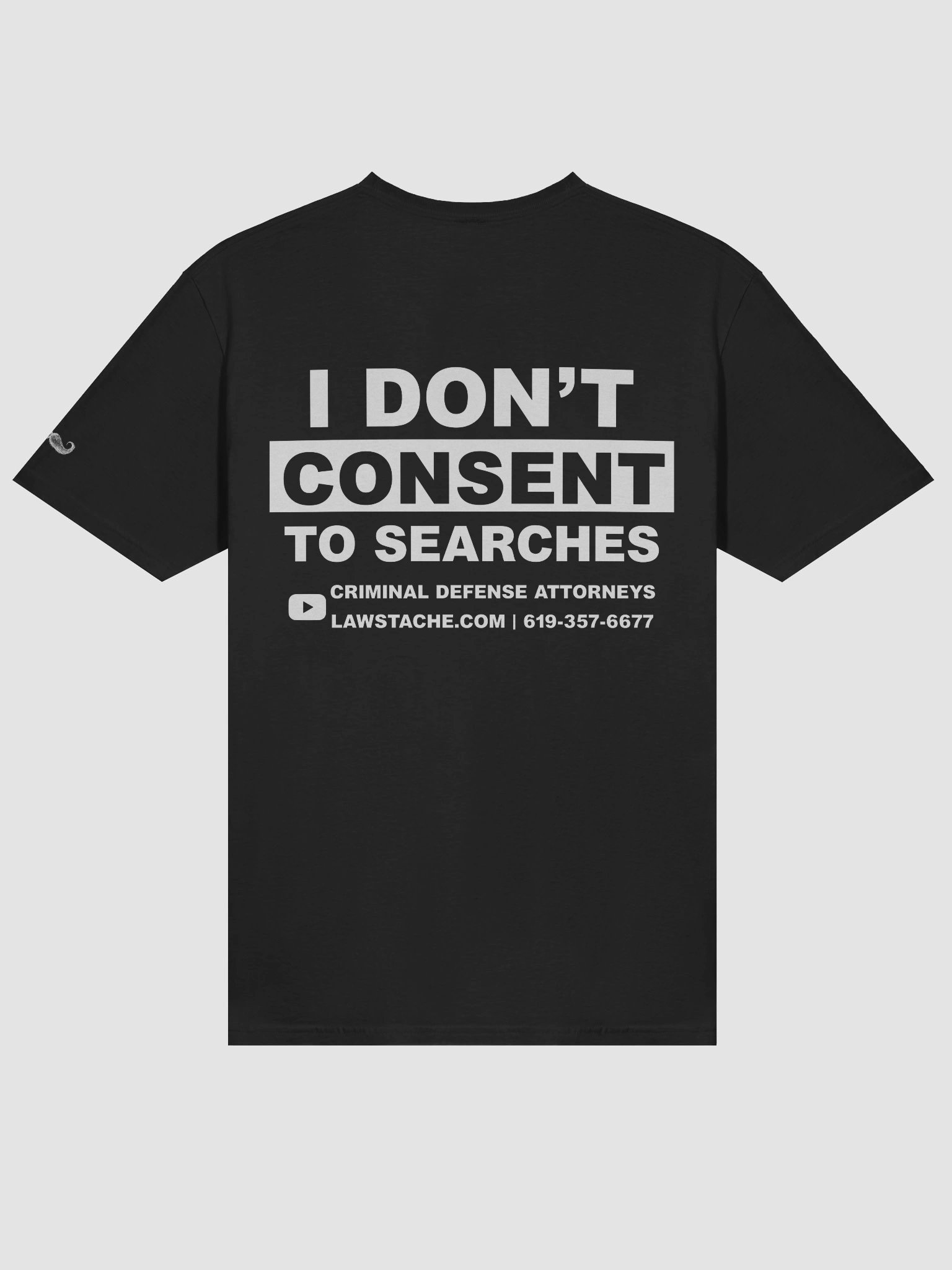I Don't Consent to Searches - Tee - WHT PRINT product image (17)