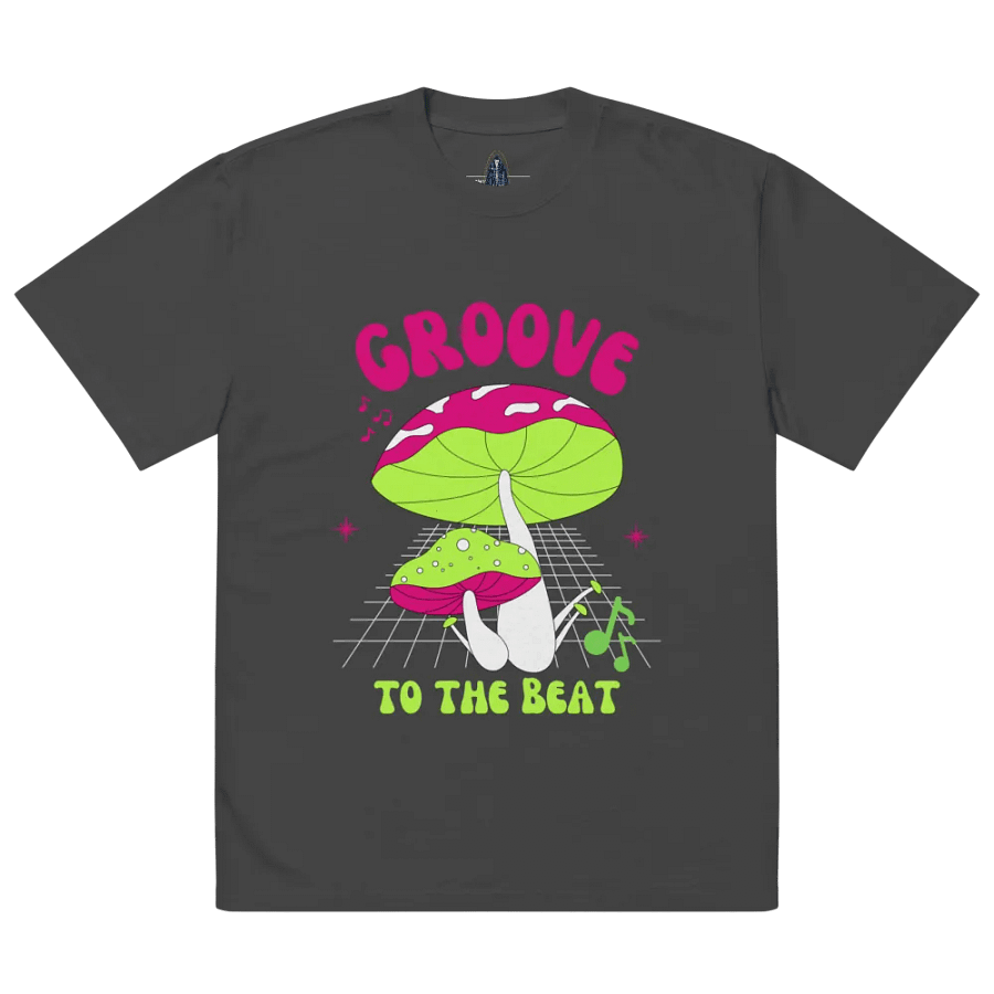 Groove to the beat oversized T-shirt product image (3)