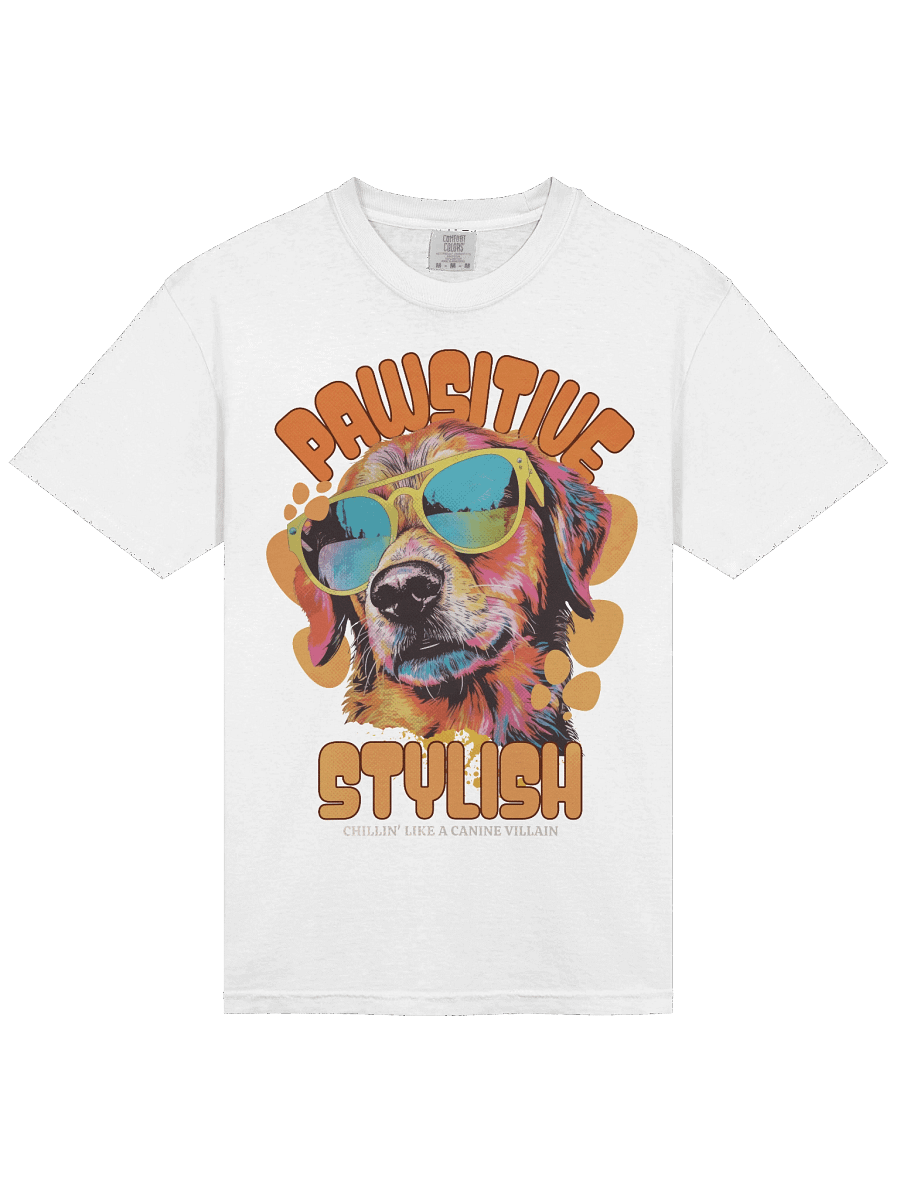Pawsitive Stylish | Comfort Colors Unisex T-Shirt product image (4)