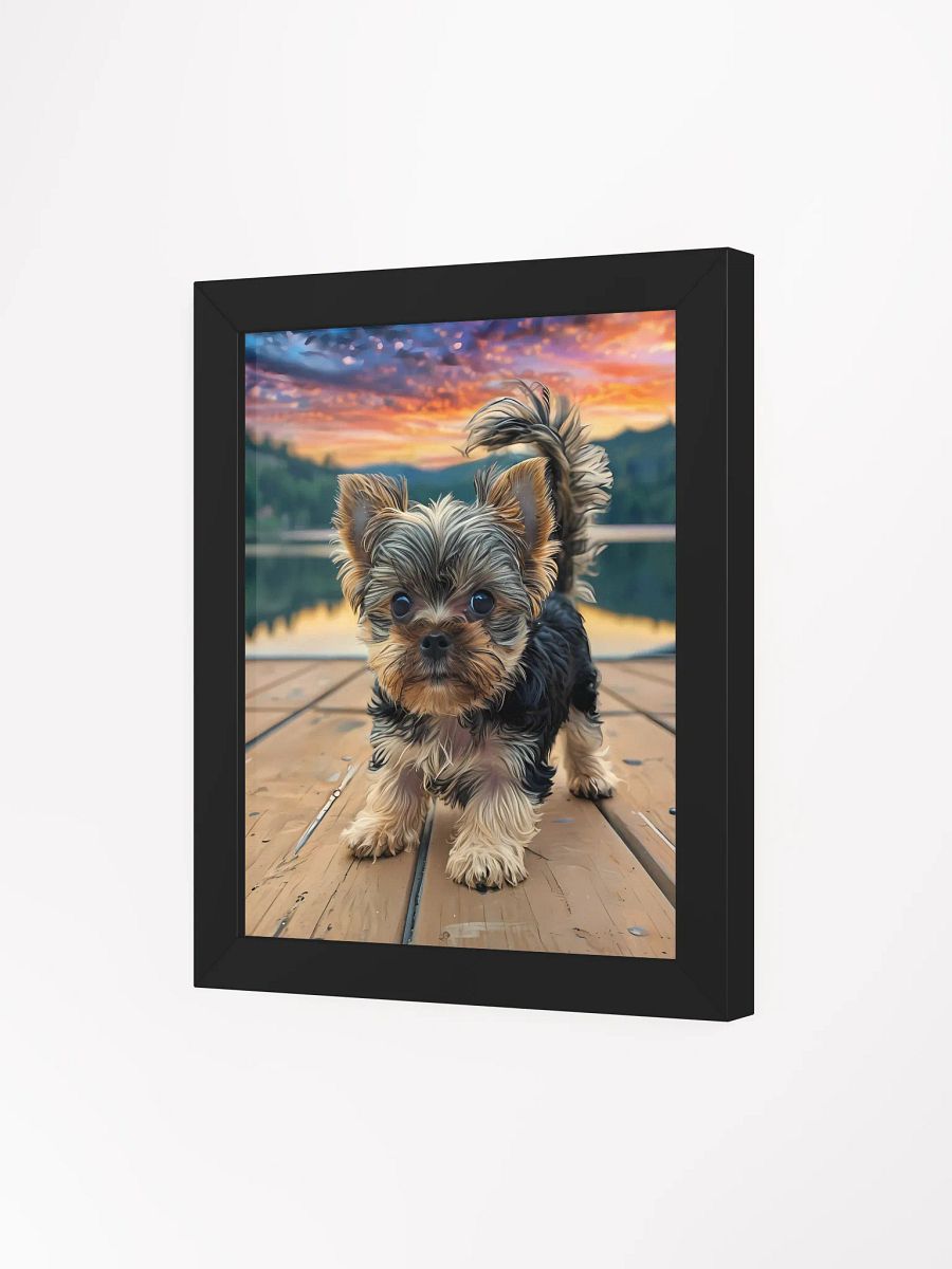 Sunset Paws: Framed Matte Poster product image (4)