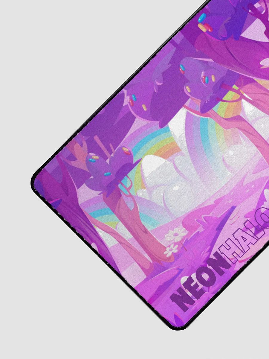 NeonHalo Rainbow Vibrant Desk Mat product image (3)