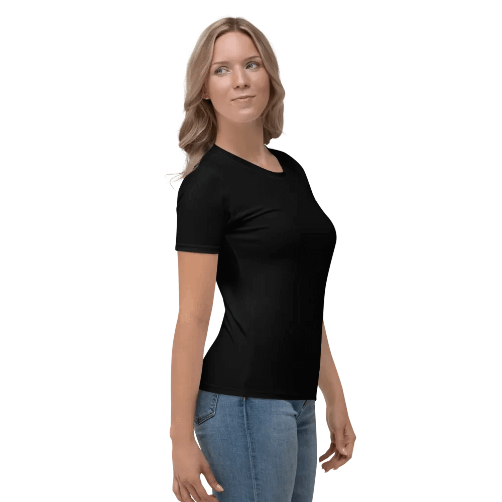 Women's TG Black Crew Neck T-Shirt product image (4)