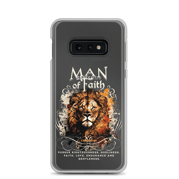 Man of Faith Samsung® Clear Case product image (3)
