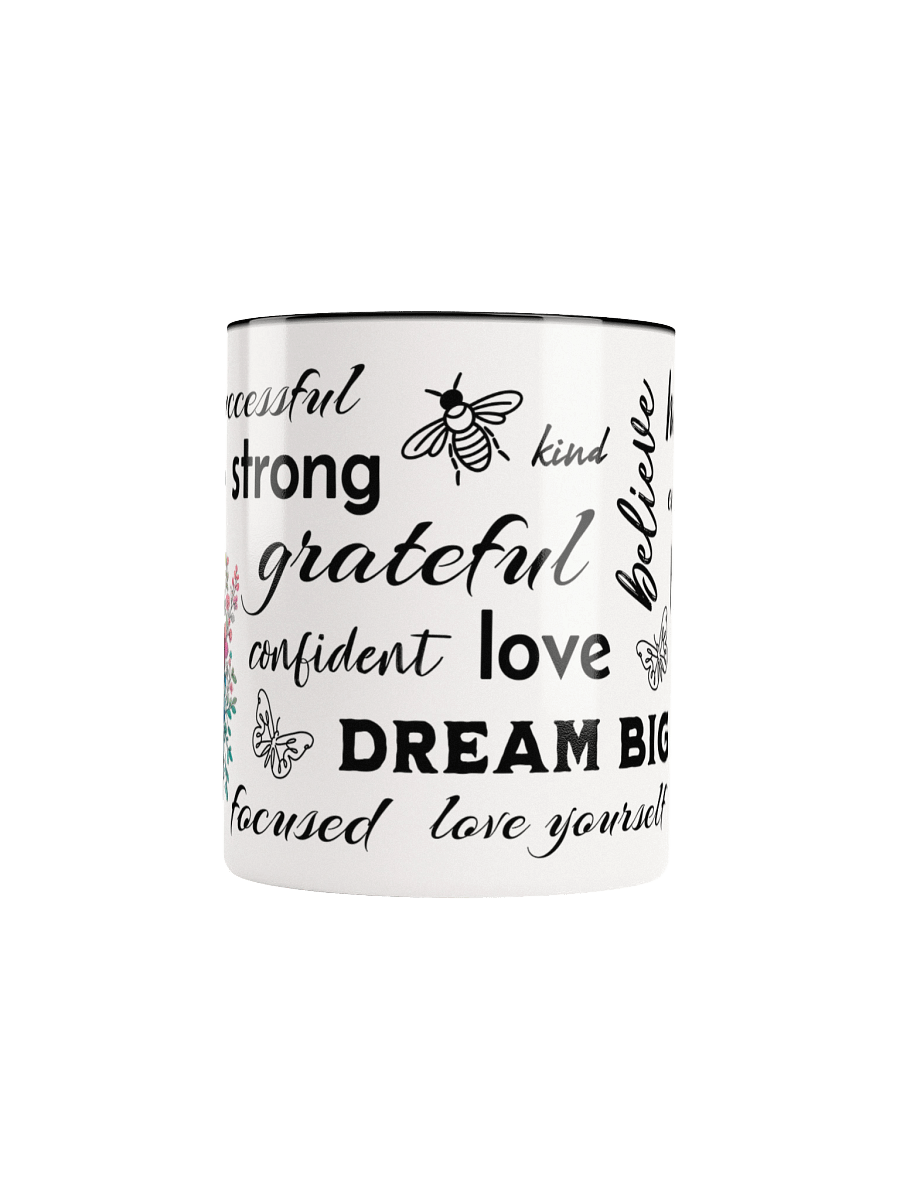 Positive Affirmations Ceramic Mug With Color Inside product image (5)