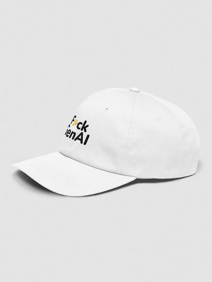 Absolut Idiocy Dad Hat - F✨ck Generative AI (Black Logotype) product image (3)
