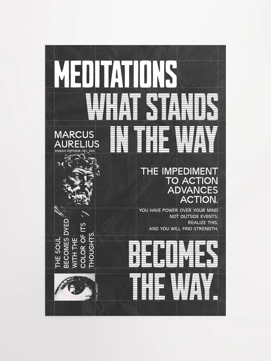 Marcus Aurelius Meditations Modern Matte Paper Poster product image (6)
