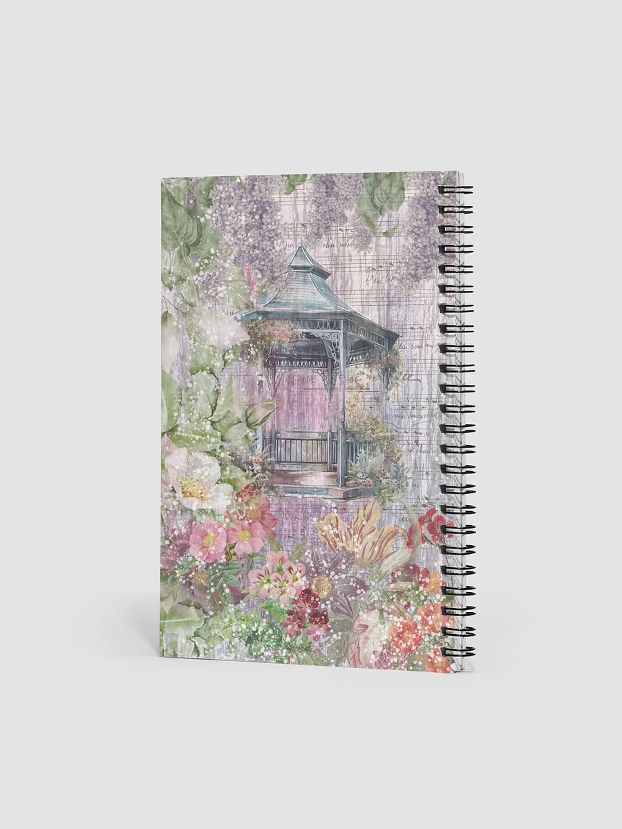 Grungy Romantic Floral Themed Notebook product image (2)
