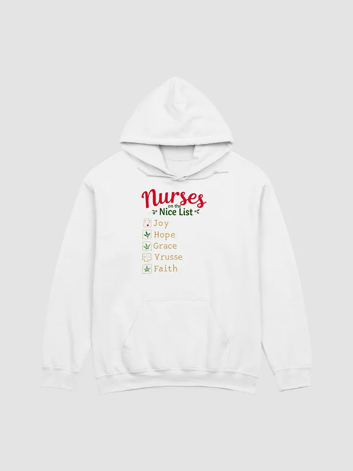 Nurses on the Nice List Festive Hoodie product image (2)
