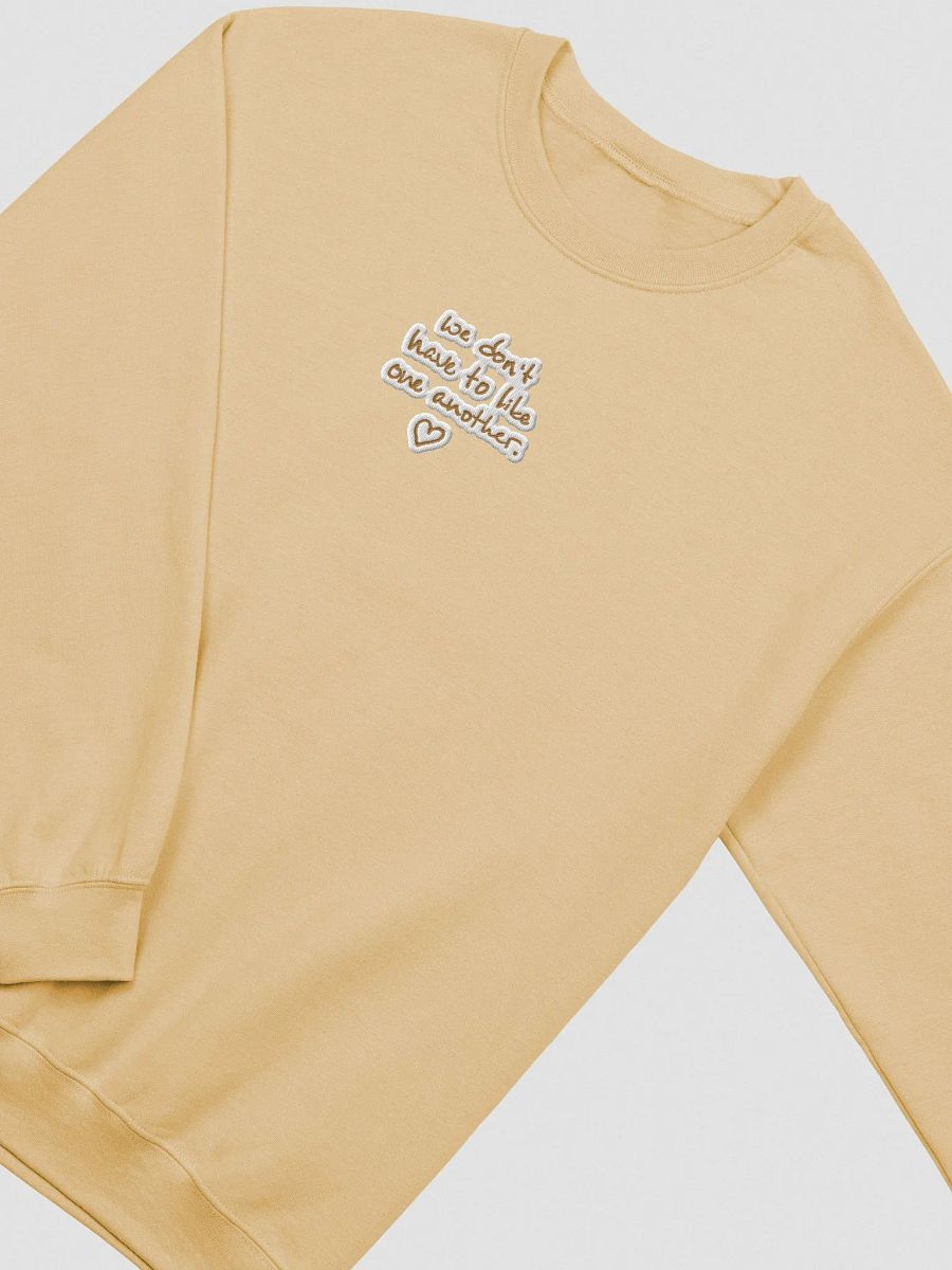 ONE ANOTHER (brass bubble design) embroidered crewneck product image (1)