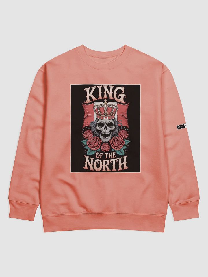 "KING OF THE NORTH"" premium cotton sweatshirt product image (3)