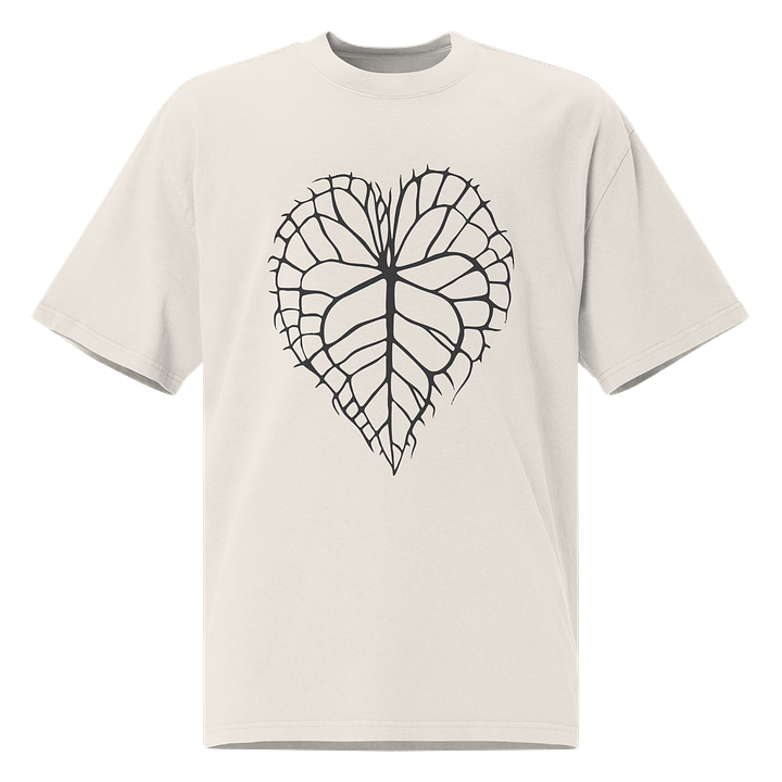 ANTHURIUM CLARINERVIUM SKELETON - Oversized Faded T-Shirt product image (1)