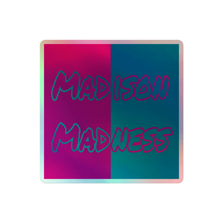 Madness Sticker - Holographic product image (2)