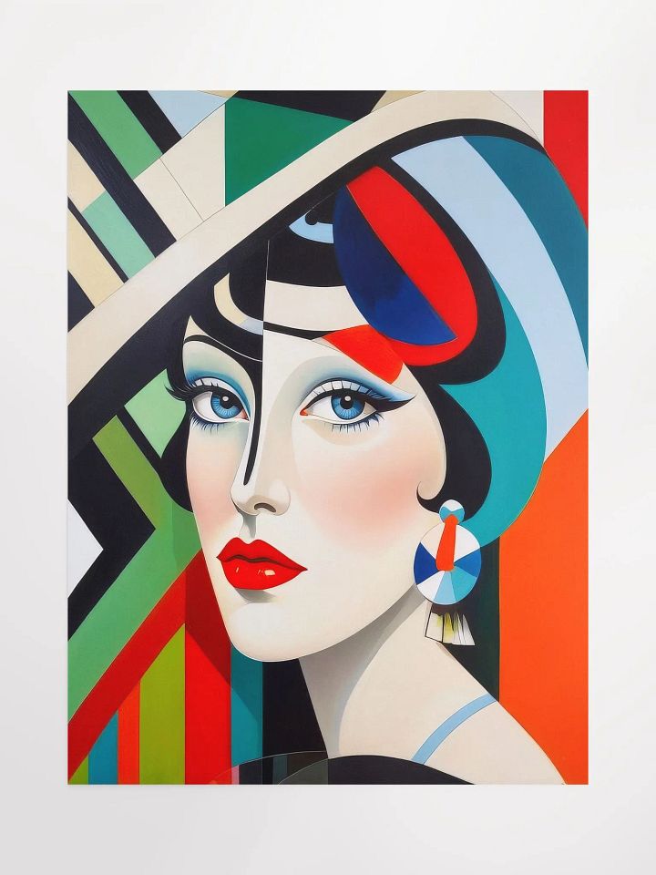 Vibrant Suzy - Flapper Girl Poster - Medium Size 18x24 Inches product image (1)