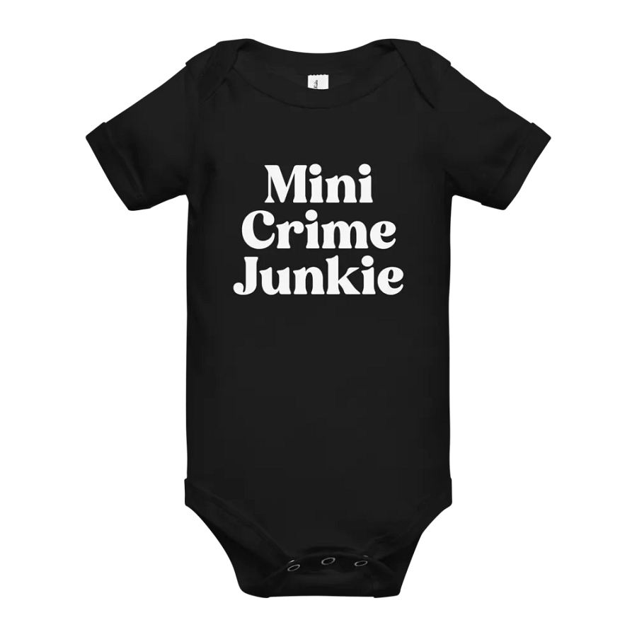 Mini Crime Junkie Onesie product image (11)