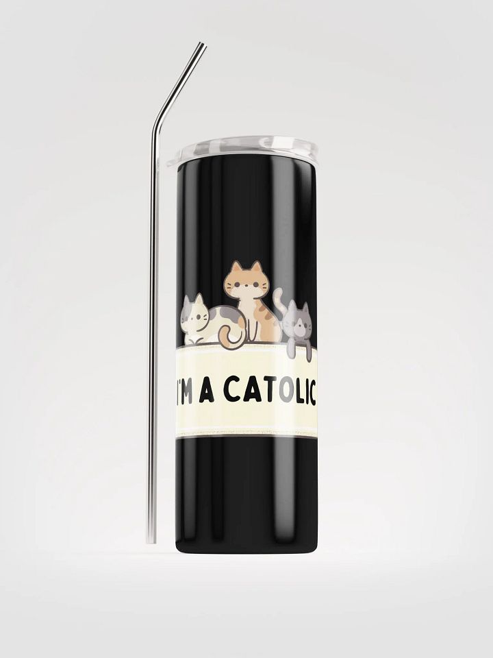 Cute Cat Stainless Steel Tumbler product image (1)
