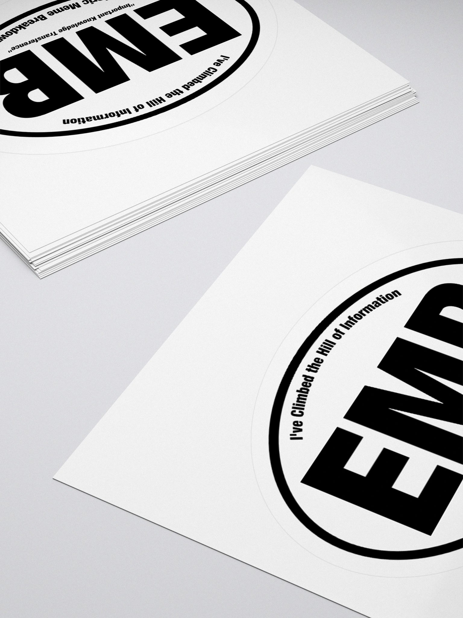 Esoteric Meme Breakdown "EMB" Sticker - Small product image (5)