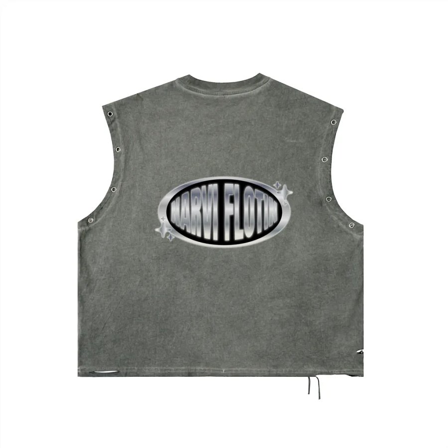 WANTED MEMORY®/NARVI FLOTIN® BONES REMAIN GRAPHIC TANK SHIRT product image (2)