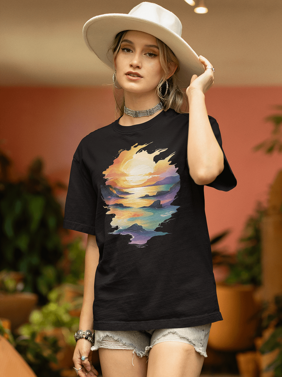 Cornish Sunset Vibes Organic Cotton T-Shirt product image (9)