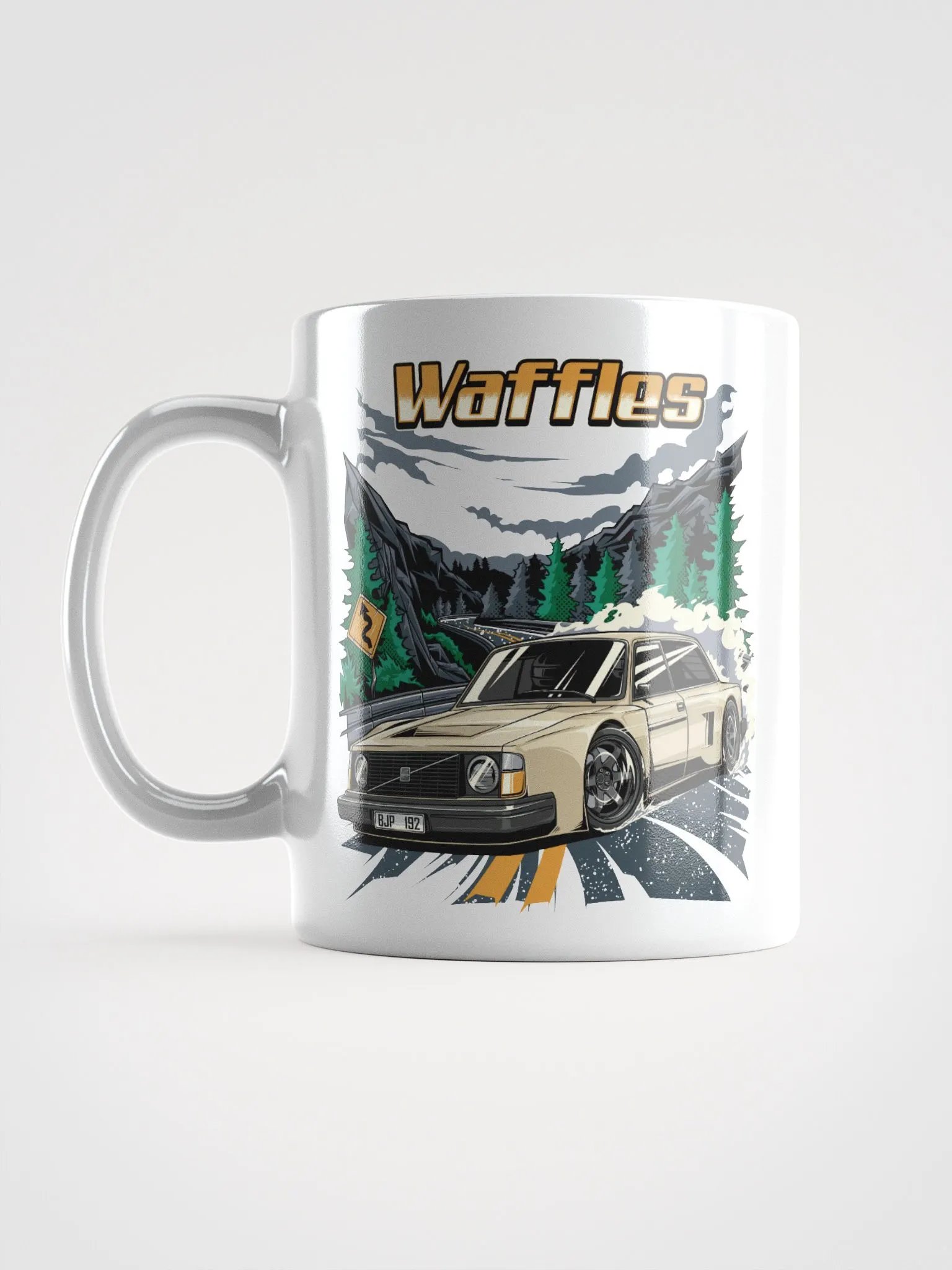 Waffles the Mid-Engine V10 Volvo Coffe Mug! product image (17)