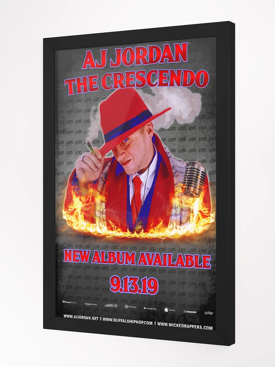 AJ Jordan The Crescendo LP (Chapter 1) Large Framed Poster product image (3)