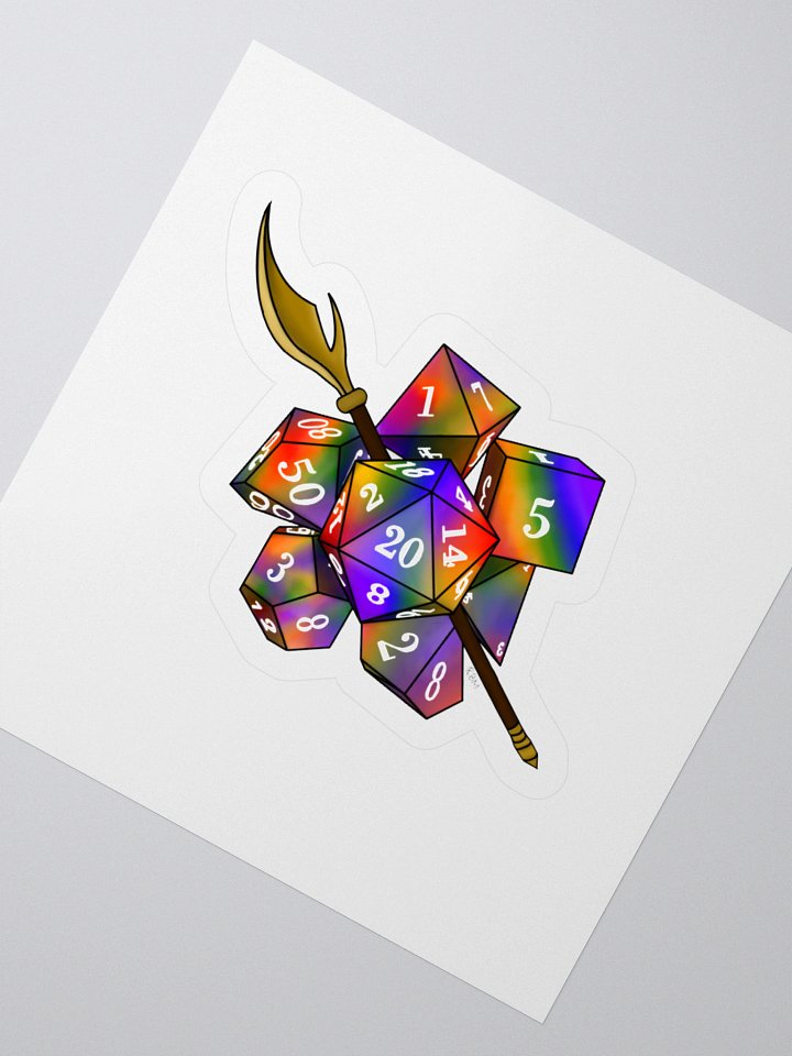 Rainbow Pride Dice Design product image (4)